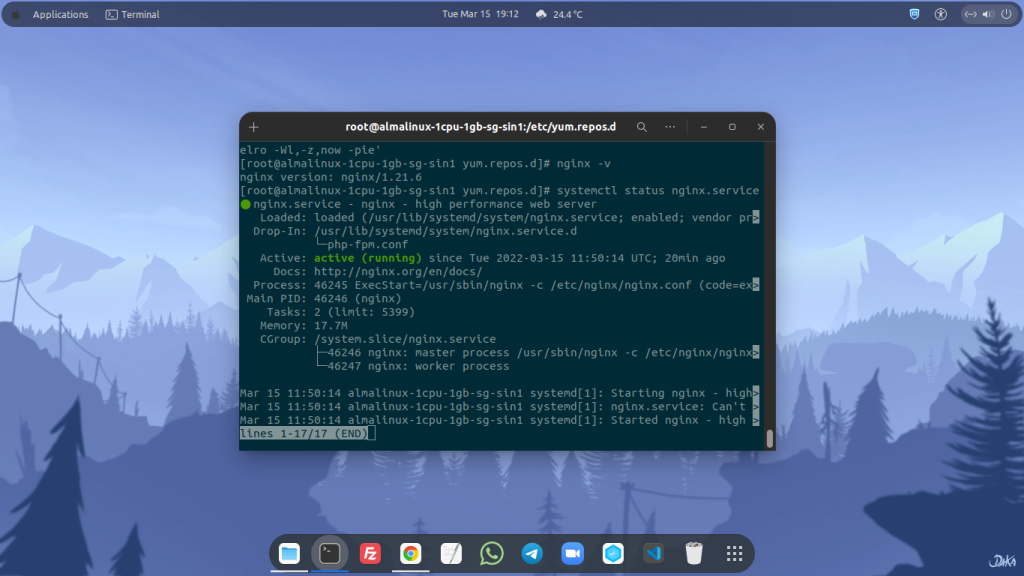 Nginx Mainline Branch v1.21.6 Nginx Mainline Branch v1.21.6