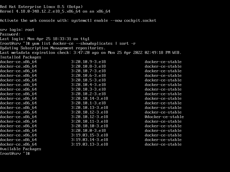 VirtualBox_RHEL 8.5 Minimal_25_04_2022_18_36_47