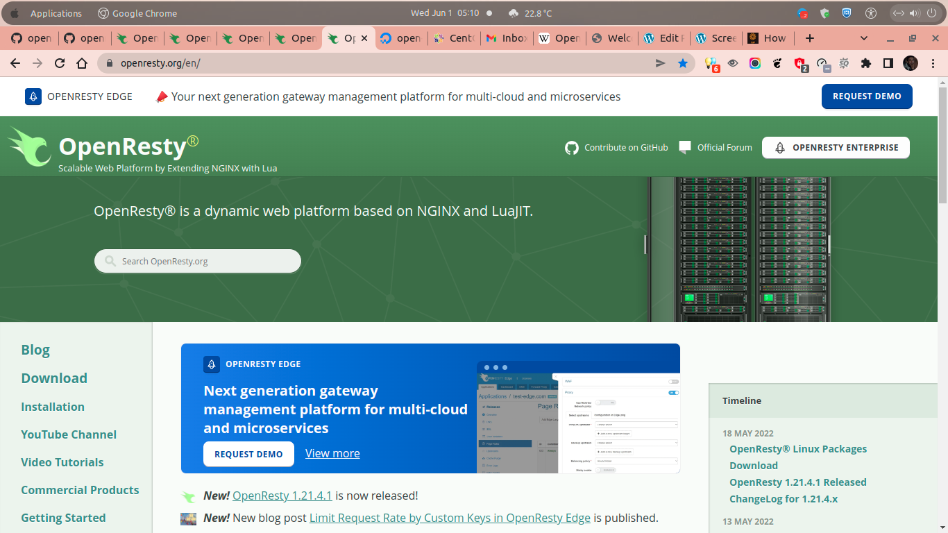 OpenResty is a Scalable Web Platform by Extending NGINX with Lua OpenResty is a Scalable Web Platform by Extending NGINX with Lua