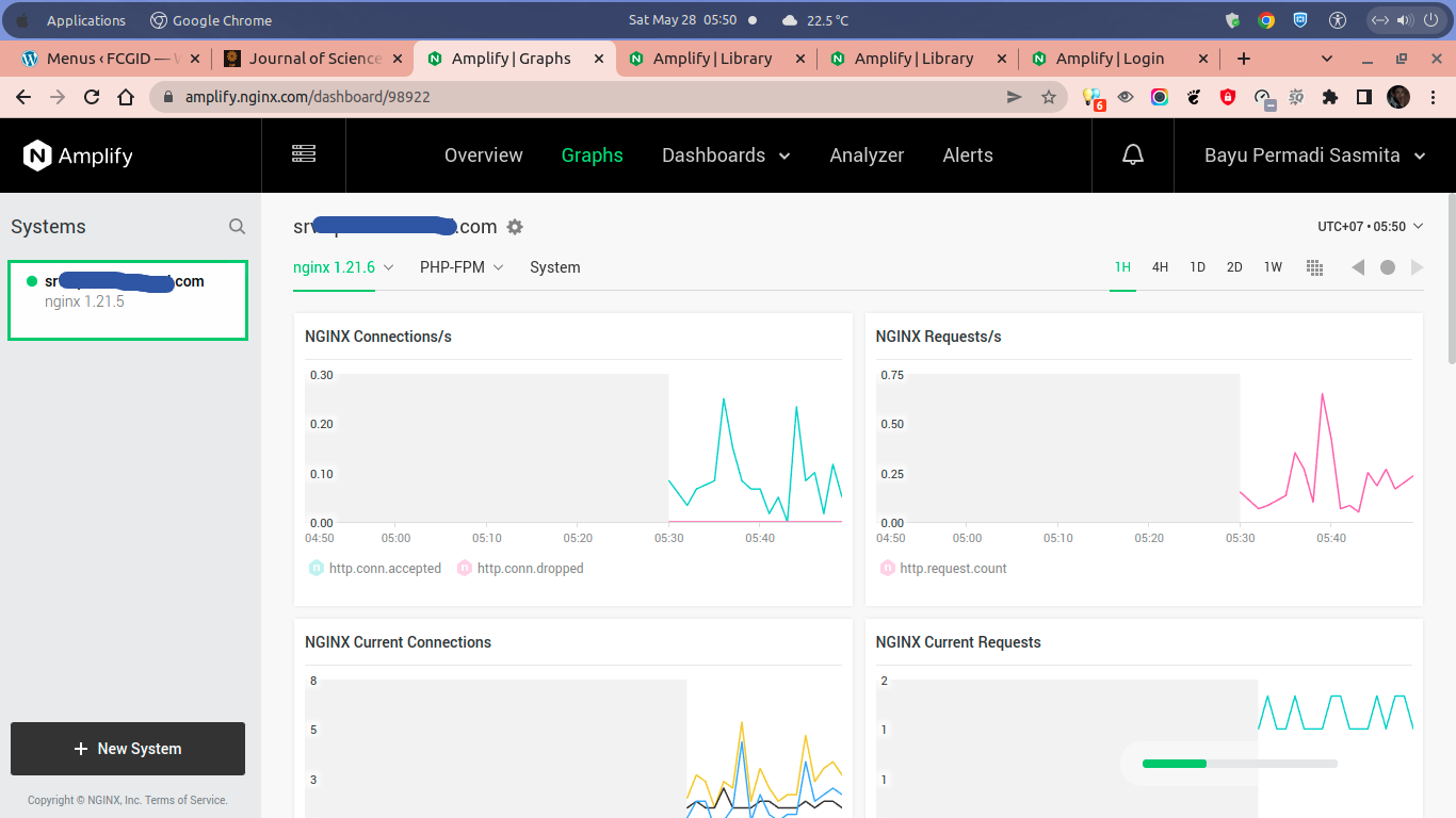 NGINX Amplify Agent - Dashboard